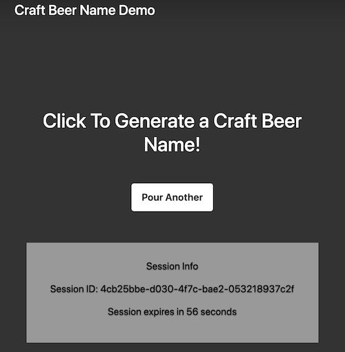demo app screenshot